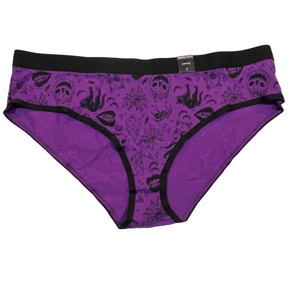 torrid Other - NWT TORRID Hipster Pantie Sz 2X Purple Jersey Halloween Pumpkins